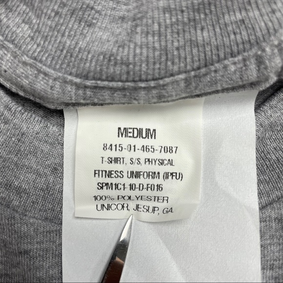 NEW United States Army Grey Short Sleeve T-Shirt - Picture 7 of 8